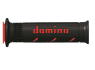 DOMINO A250 Road Racing Dual Compound Grips red