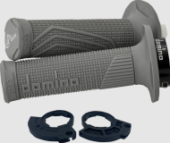 DOMINO D100 LOCK ON GRIPS 1 CABLE GRAY
