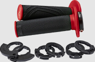 DOMINO DOMINO D200 LOCK ON GRIPS BLACK/RED