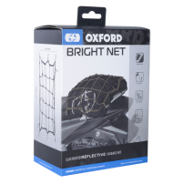 Reflective luggage net OXFORD, black