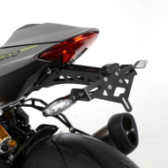 Suport pentru plăcuță de înmatriculare R&G RACING - Negru Triumph Speed Triple 1200 RS 21-26