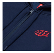Hanorac cu fermoar și logo TROY LEE DESIGNS - Bleumarin