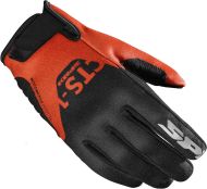 TEXTILE MOTORCYCLE GLOVES SPIDI CTS-1 BLACK/ORANGE