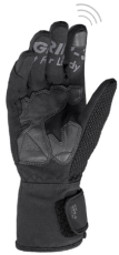 Textile motorcycle gloves SPIDI GRIP 3 H2OUT Black