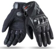 Textile gloves 70 DEGREES SUMMER NAKED BLACK/GREY