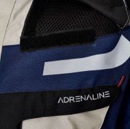 Textile motorcycle jacket ADRENALINE CAMELEON 2.0 BEIGE/NAVY