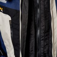 Textile motorcycle jacket ADRENALINE CAMELEON 2.0 BEIGE/NAVY