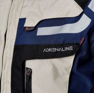 Textile motorcycle jacket ADRENALINE CAMELEON 2.0 BEIGE/NAVY