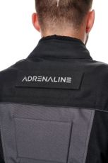 Textile motorcycle jacket ADRENALINE PYRAMID 2.0 BLACK/GREY/FLUO