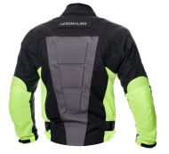 Textile motorcycle jacket ADRENALINE PYRAMID 2.0 BLACK/GREY/FLUO