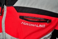 Textile motorcycle jacket ADRENALINE SCORPIO BLACK/RED/GRAY