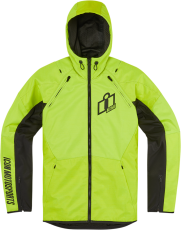 Textile motorcycle jacket ICON AIRFORM HI-VIZ