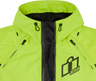 Textile motorcycle jacket ICON AIRFORM HI-VIZ