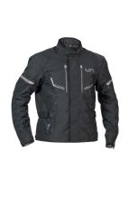 Lindstrands Lomsen Black textile motorcycle jacket