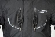 Lindstrands Lomsen Black textile motorcycle jacket