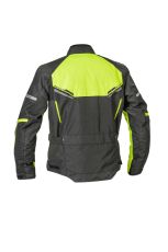 Textile motorcycle jacket Lindstrands Lomsen Black/HV yellow