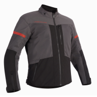 Lindstrands Rexbo V2 Gray Black textile motorcycle jacket