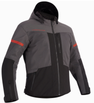 Lindstrands Rexbo V2 Gray Black textile motorcycle jacket