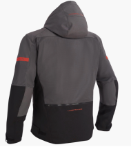 Lindstrands Rexbo V2 Gray Black textile motorcycle jacket