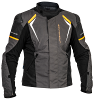 Lindstrands Sandvik Textile Motorcycle Jacket Black/Orange