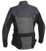 Lindstrands Storbo Graphite Dark Gray Black textile motorcycle jacket