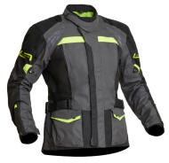 Lindstrands Transtrands Grey/Yellow textile motorcycle jacket