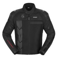 Textile motorcycle jacket SPIDI PROGRESSIVE NET BLACK