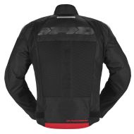 Textile motorcycle jacket SPIDI PROGRESSIVE NET BLACK
