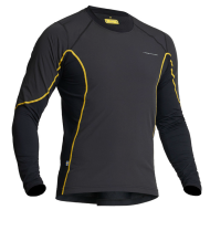 Thermal underwear top Lindstrands Dry Wind Sweater Black