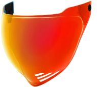 Red iridium visor for helmet ICON DOMAIN CALYPSO RED