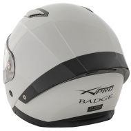 Motorcycle helmet A-PRO BADGE WHITE