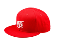 Șapcă TROY LEE DESIGNS Flat Bill Snapback Badge - Roșu