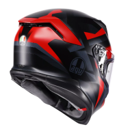 Helmet AGV K7 MPLK GLIMPSE MATT BLACK/RED