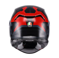 Helmet AGV K7 MPLK GLIMPSE MATT BLACK/RED