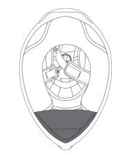 Chin guard for AGV K3 XL/XXL helmet