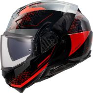 Flip-up motorcycle helmet LS2 FF910 ADVANT II ASTRAL RED