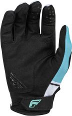 Motocross Gloves FLY RACING Kinetic Prix- White/Black/Hi-Vis