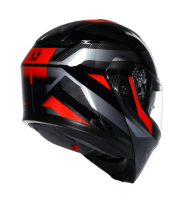 Modular helmet AGV STREETMODULAR LEDRO BLACK/RED