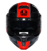 Modular helmet AGV STREETMODULAR LEDRO BLACK/RED