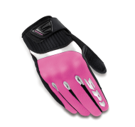 Mănuși moto textile pentru femei SPIDI G-FLASH ALB/ROZ