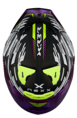 Каска NEXX X.R3R X.R3R GLITCH RACER RED WHITE