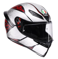 Motorcycle helmet AGV K1 S SPEEDARMOR MATT BLACK/GREY/RED