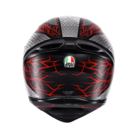 Motorcycle helmet AGV K1 S SPEEDARMOR MATT BLACK/GREY/RED