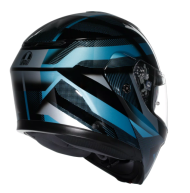 Modular helmet AGV STREETMODULAR LEDRO MATT BLACK/POWDER BLUE
