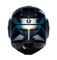 Modular helmet AGV STREETMODULAR LEDRO MATT BLACK/POWDER BLUE