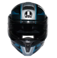 Modular helmet AGV STREETMODULAR LEDRO MATT BLACK/POWDER BLUE