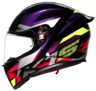 HELMET HELMET K1 S E2206 - FASTLAP BLACK/PURPLE/PINK