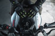 Motorcycle gloves Modeka Ennos Black/Yellow