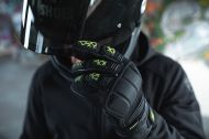 Motorcycle gloves Modeka Ennos Black/Yellow