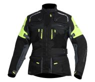 Women's Motorcycle Jacket TRILOBITE 2091 Rideknow Tech-Air® BLACK/YELLOW FLUO